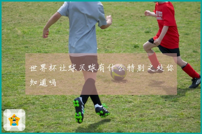 世界杯让球买球有什么特别之处你知道吗