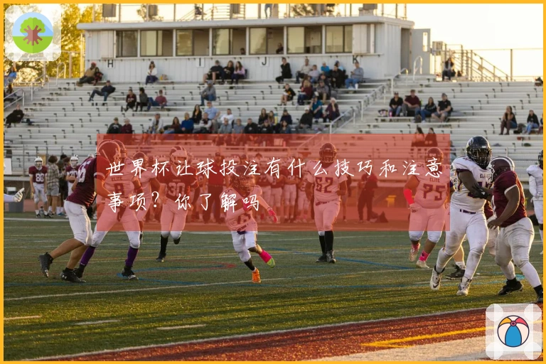 世界杯让球投注有什么技巧和注意事项？你了解吗